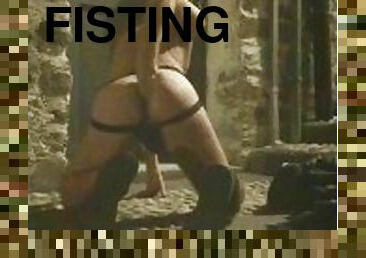 fisting, udendørs, offentlig, anal, knepning-fucking, dildo, fanget