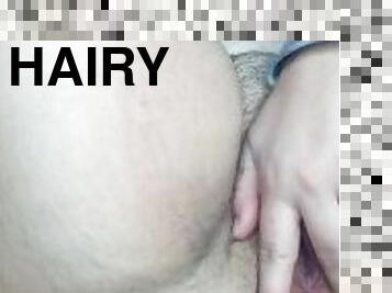 Fucking my hairy ass