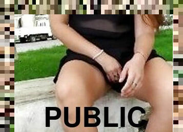 cul, gros-nichons, masturbation, public, jouet, cam, voyeur, seins, bout-a-bout, fétiche