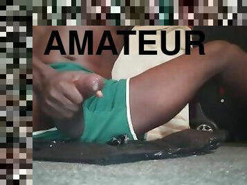 énorme, masturbation, amateur, énorme-bite, gay, branlette, black, ejaculation, kinky, sperme