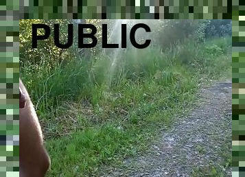 Village exhibitionist walks around the village naked