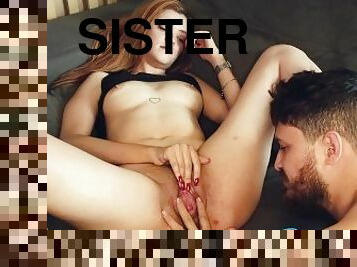 play with stepsister, she sucks me & I suck her