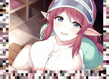 cute elf boobjob