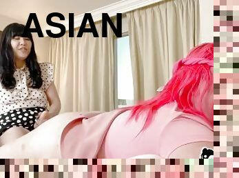 asiatic, cur, strapon, anal, intre-rase, lesbiana, bbw, chilotei, fetish, corean
