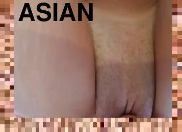 Asian whore amy parks getting fucked in her shaved pussy