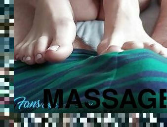 Morning Adventure: Footjob and Ballbusting in Panties! CBT Foot Massage BDSM Femdom Mistress Redix