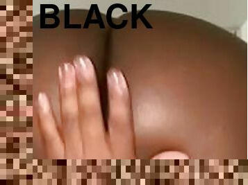 cul, masturbation, amateur, black, solo