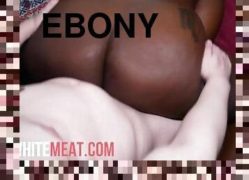 Big as sebony BBW interracial anal