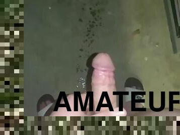 masturbation, amatör, cumshot, gigantisk-kuk, sprut, ensam, kuk