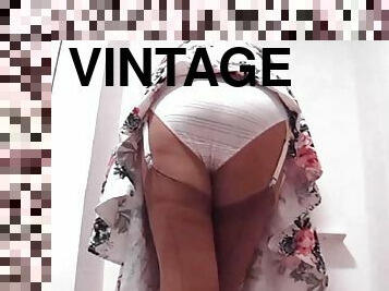 Vintage Garter Belt & Cotton Panties