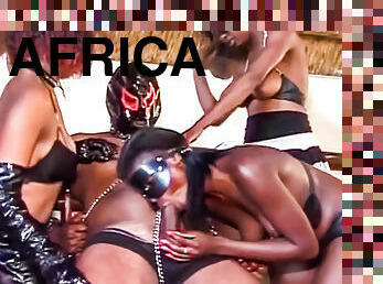 African BDSM black chained domination hardcore deep throat