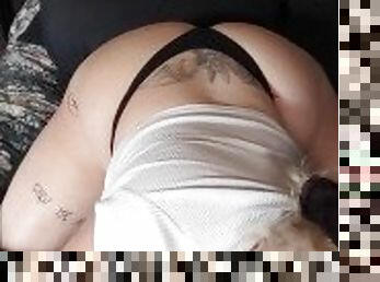 traseiros, amador, chupanços, brinquedo, bbw, pov, dildo, sozinho, amordaçando, tatuagem