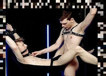 Bound Twinks Ethan Tate fucks twink Chris Keaton bareback