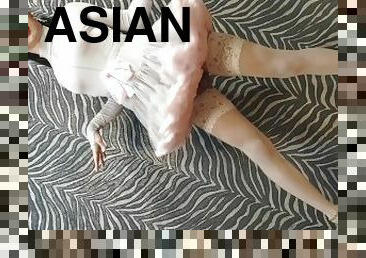 asia, waria-shemale, sayang, animasi, jenis-pornografi-animasi, cantik, boneka-cantik, hak-tinggi, payudara-kecil