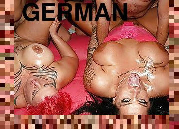 gros-nichons, orgie, fête, échangistes-et-libertins, amateur, milf, allemand, gangbang, belle-femme-ronde, sexe-de-groupe