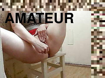 culo, tetas-grandes, masturbación, orgasmo, coño-pussy, secretaria, amateur, juguete, con-los-dedos, natural