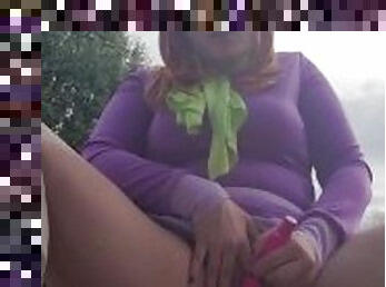 Daphne Blake gets naughty with her toys!