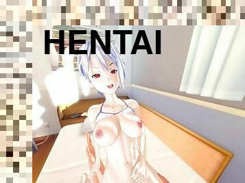 amaterski, animacija, hentai, krava