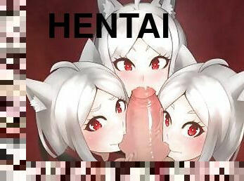 asiático, anal, japonés, corrida-interna, anime, hentai