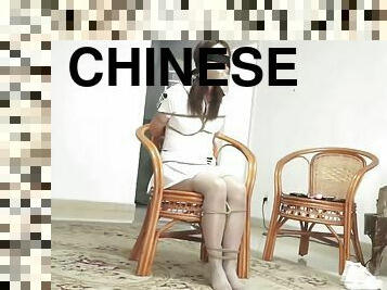Chinese Bondage - She Prefers Mouth Stuff Gag