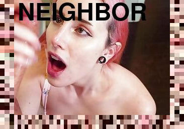 Show neighbor biggest dick she's ever seen & she dominates me