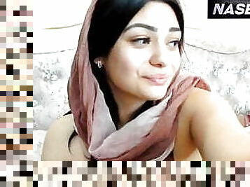 Arab Moroccan Muslim Girl on Webcam at Naseera