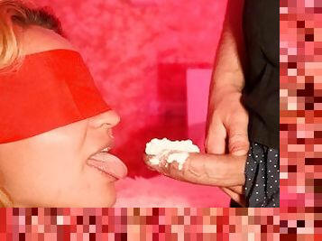 Tricking stepsis into playing the taste game - HOT COCK WITH CREAM