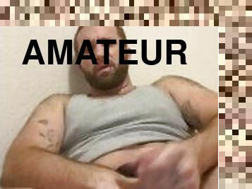 papa, masturbation, enceintes, chatte-pussy, amateur, ejaculation-sur-le-corps, énorme-bite, secousses, sale, sur-le-visage