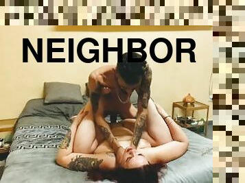 Fucking the redhead neighbor hard