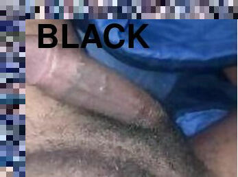 masturbacija, amaterski, crnci, veliki-kurac, crno, sami, mišićavi, kurac