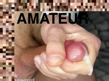 Male masturbation massive cum