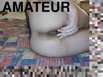 cul, gros-nichons, masturbation, amateur, anal, milf, jouet, latina, bas, résille