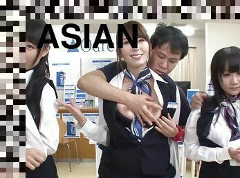 asiatique, japonais, sexe-de-groupe, fétiche