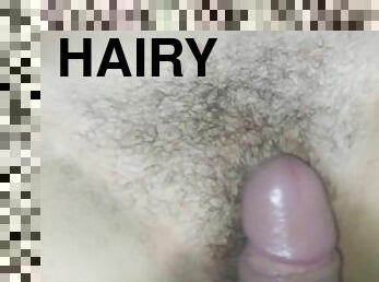 Comendo uma buceta peluda / hairy pussy