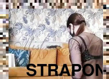 strapon, anal-sex, immens-glied, sadomasochismus, sklavin, schlampe, demütigung, vorherrschaft, domina