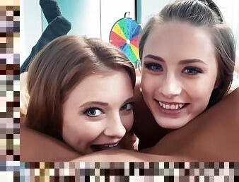 Riley Star And Kyler Quinn - Crazy Dare Competition Gets Sexual With 3 Hot Lesbians