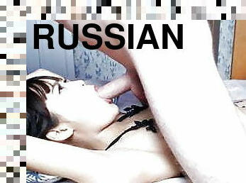 Russian Girl Sucks Dick