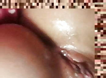 cul, masturbation, secrétaire, amateur, jouet, maison, arabe