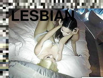 ציצי-גדול, חתיכות, לסבית-lesbian, נוער, בלונדיני, לבן