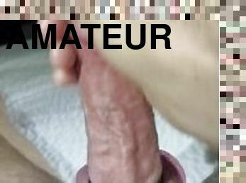 énorme, masturbation, giclée, amateur, ejaculation-sur-le-corps, solo, hôtel