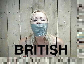 bdsm, europæisk, blond, britisk, euro, undertøj, kvælning, bondage