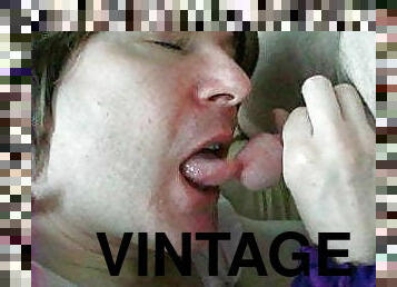 Vintage 2011 clip. Early clip of  sissy Lucy sucking cock