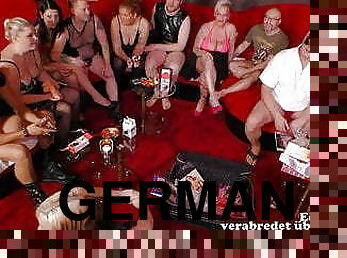 מסיבה, סווינגרים, תוצרת-בית, גרמני, זוג, מין-קבוצתי, צעירה-18, כלבה