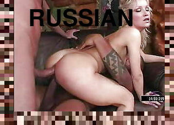 orosz, anális, szopás, kilövelés, fajok-között, puncibaélvezés, hármasban, dupla, szépség, brutális