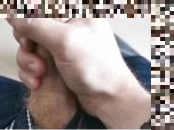 papa, masturbation, ejaculation-sur-le-corps, énorme-bite, hardcore, gay, branlette, secousses, point-de-vue, ejaculation