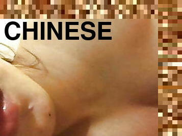 asiatique, branlette, chinoise