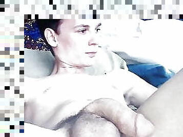 masturbação, magro, pénis-grande, gay, jovem18, ejaculação, webcam, gay-adolescente