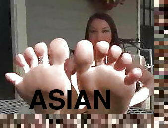 asiatiche, amatoriali, piedi