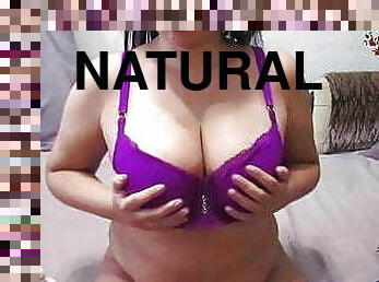 Big Natural Tits Girl Trying on Bras before First Date