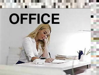 kontor, fisse-pussy, skønheder, lesbisk, fingering, strømper, blond, naturlig, brunette, lebbe